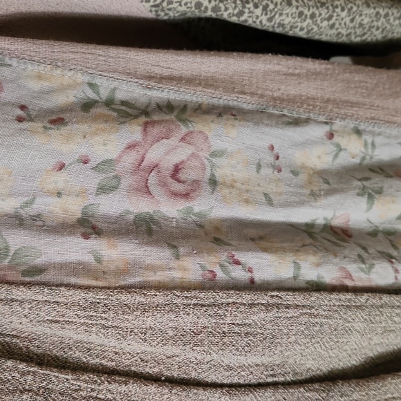 Brown Floral Flyaway Coat Sweater  Jacket - Picture 4 of 5